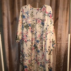 Long Kimono Shawl Cardigan